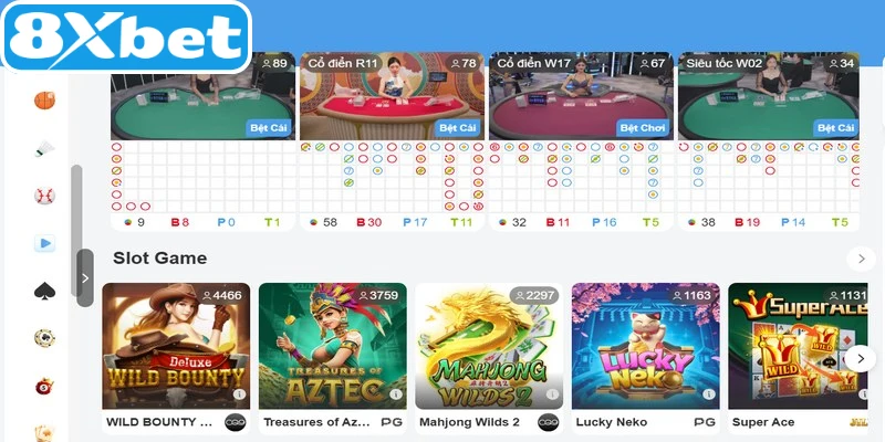 8XBET thường cung cấp các link dự phòng dành cho người chơi truy cập 